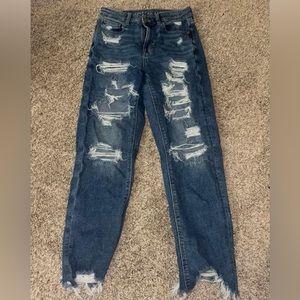 American Eagle distress jeans